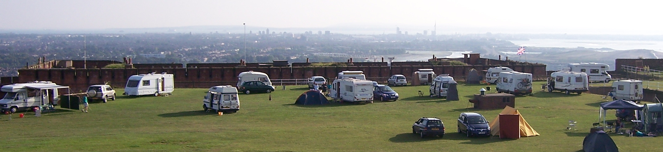 Camping at Fort Widley